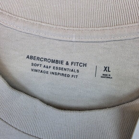 Guinness Abercrombie & Fitch Shirt Mens Size XL Beige My Goodness Graphic Tee - Picture 4 of 12